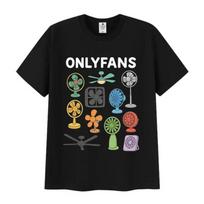 Funny Only Fans Emoji Print T-Shirt for Women Summer Comfortable Short Sleeve Retro Round Neck Knit High-Quality T-Shirt Top M