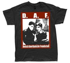 DAF #039;Vokiečių Amerikietiška Draugystė#039;   Vintažinio stiliaus marškinėliai Unisex marškinėliai S