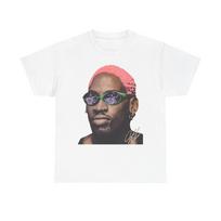 Dennis Rodman TShirt Chicago Bulls Basketball Fan Shirt Sports Graphic Tee Unisex T-Shirt L