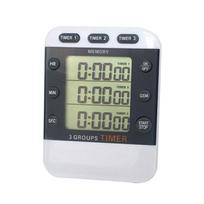 3 Channel Pocket Timer Simultaneous Timing Count Up/Down Timer Large Display Digital Kitchen Cooking Timer Cooking Timer 1