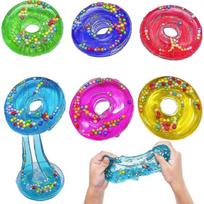 Donut Slime X 6 Pieces, Fluffy Doughnut Slime Kit, Butter Slime Doughnut Theme