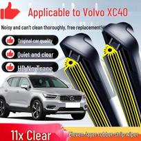 Original Volvo XC40 Frameless Silent Front Wiper Blade with Eleven-Layer Rubber Strip 11-layer upgrade, one pair