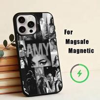 Y2K A-Amy Winehouse Phone Case For iPhone17,16,15,14,13,12,11 Plus,Pro Magnetic For Magsafe Wireless Charging iPhone13PRO