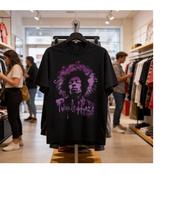 Jimi Hendrix Purple Haze Marškinėliai Unisex Koncertiniai S dydžio iki 5XL Unisex Marškinėliai M
