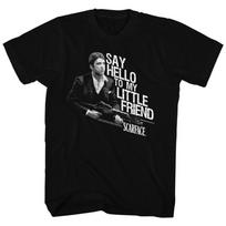MEN039;S OFFICIAL Scarface Movie AL PACINO T-SHIRT SIZES Black Cotton SM5XL Unisex T-Shirt S