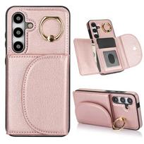Ring Stand Card Wallet Phone Case for Samsung Galaxy S21 S23 FE S22 S24 S25 Ultra S26 Plus A36 A15 A55 A35 A16 A56 Leather Cover Galaxy S26