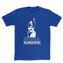 Nina Simone T-shirt Blue Cotton Tee All Sizes S to 5XL Unisex T-Shirt L