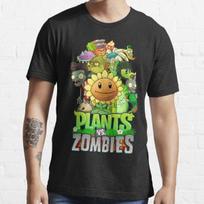 Plants VS Zombies Retro Vintage Gift Essential T-Shirt S-5XL Unisex T-Shirt XL