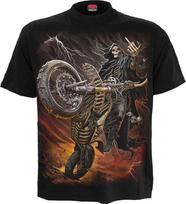 Spiral Direct Bicycle Life TShirt Biker Grim Reaper Skull Skeleton Tatoo Unisex T-Shirt XXXL