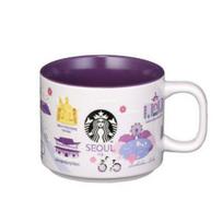 Starbucks Korėja Annyeong Seulas Puodelis 355ml - Ikoniški Seulo Lankytini Objektai Miesto Suvenyras Kavos Puodelis 355ml