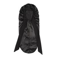 Extra Large Hair Long Silk Bonnet Cap With Elastic Satin Hair Band Comfortable Head Cover Night Sleep Hat For Sleeping Shower juoda