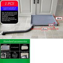 Dog Toilet Straight Drain Sewer Flush Potty Urinal Small Medium Large Dogs Toilet Cat Litter Box Reusable Odor-Control Pads No Wall Package