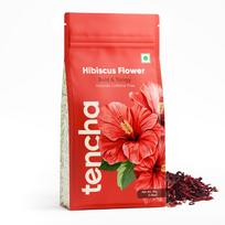 Tencha Hibiscus Tea | 50 gm | Caffeine Free | Cutted Flower | Antioxidant Rich