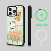 bubu dudu telefono dėklas Magesafe magnetinis belaidžio įkrovimo dėklas, skirtas iPhone 16 11 12 13 14 15 Pro Max Plus Mini iPhone 13Pro Max