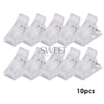 5/10pcs Crystal Nail Art Extension Clip Quick Building Gel Mold False Tips Clip Acrylic UV Full Cover Builder Form Manicure Tool