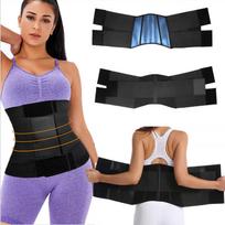 Waist Trainer for Women Working out Cincher Body Shaper Tummy Control Waist Trimmer Belt Segmented Triple Wrap S juoda