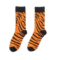 1 pora Naujos Funky Kaukolės Kojinės Vyriškos Tigro Animacinis Ateivis Naujovė Hip Hop Oranžinės Crazy Trend Kojinės Dovana One Size