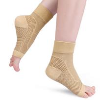 Sports Mountaineering Ankle Socks, Heel Plantar Fascia Elastic Cushioning Fitness Protective Pressure Socks S/M