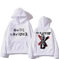 Avril Lavigne Hoody Ilgomis Rankovėmis Harajuku Patogūs Džemperiai Su Gobtuvu Grunge Vilnos Drabužiai Ropa Mujer Punk S