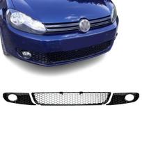 Apatinės standartinio bamperio Grotelės, komplektas skirtas VW Golf MK6, juodos blizgios