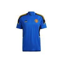 Adidas Manchester United 20-21 Season Training Soccer Jersey Short Sleeve Men Tops Blue GS2415 S