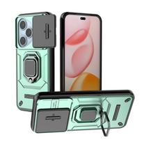 Šarvuotas dėklas Honor 400 Lite Honor400 Pro 5G telefonui su slankiojančiu kameros apsauginiu žiedu ir laikikliu Honor 400 Pro telefonui, atsparus smūgiams Coque For Honor 400 žalia