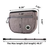 Large Capacity Dog Snack Bag Dog Treat Pouch Dog Training Pouch Bag with Adjustable Waistband Pet Training Pocket pilka
