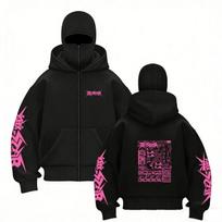 Stray Kids Europos Koncertų Zona Harajuku Spausdintas Dvigubas Kepurės Užtraukiamas Megztinis Unisex Paltai S