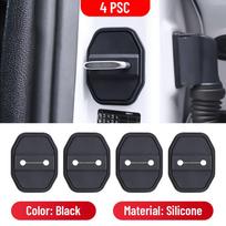 JEEP RENEGADE 2015-2025 Automobilio durų spynos sagtelės apsauginis dangtelis Silikoninis Elastingas Anti-susidūrimo Smūgius sugeriantis pagalvėlė 4 PCS