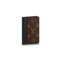 Louis Vuitton Monogramos Drobės Trumpa Piniginė Vyriška Piniginė Ruda M60111 Box(Basic Set+Box)