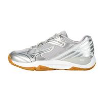 Mizuno Wave Smash CN Lightweight Flexible Non-Slip Wear-Resistant Breathable Low-Top Badminton Shoes Unisex sneaker Millennium-Silver 71GA253002 36