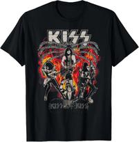 KISS - Voras Scena Marškinėliai Viršūnės Marškinėliai Unisex 4XL