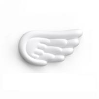 Angel Wings Shaped Keyboard Mouse Wrist Rest Wing Memory Foam Anti-Slip Silicone Ergonomic Wrist Guard Table Mat Mouse Pad as the picture