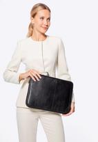 Wittchen Men's Laptop Case 15.6  Made Of Natural Leather, Dark Brown, Dark Brown, Natural Leather