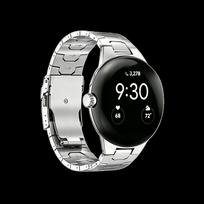 Titanium Watchband for Google Pixel Watch 4 3 45mm Luxury Metal Strap for Google Watch Pixel 1 2 3 4 41MM Belt Accessories google watch 3/4 45mm sidabras