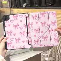 Cartoon Bow Tablet Case For iPad Mini 6 7 Air 4 5 M3 M2 1 2 M4 11inch Pro 2025 Pro 11th 10th 9th 8th 7th 12.9inch Holder Cover iPad Mini 7 8.3