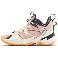 Jordan Why Not Zer0.3 Slip Resistant Cushioning Abrasion Resistant Mid top Children's Basketball Shoes Coral Powder CD5804-600 36