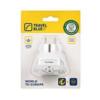 TRAVEL BLUE World to Europe Travel Adapter 901