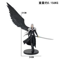 2026 Final Fantasy Sephiroth Angelinis Modelis Figūrėlė Statulėlė Kolekcionuojamas Žaidimo Prekė Naujas Atvykimas Dovana Gerbėjams Cosplay Dekoras Anime