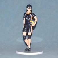 18CM Anime Haikyuu Figure Tobio Kageyama Figure Treasure Collection B Prize Standing Shoyo Hinata   Model Toy Gift Aciton Figure With box