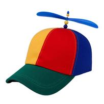 Spalvinga sraigtasparnio kepurė su sraigtu, reguliuojama snapback kepurė, beisbolo kepurė vaikams, lauko reikmenys, dviračių sportas, žvejyba, apsauga nuo saulės, unisex red