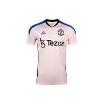 Adidas Manchester United futbolo marškinėliai vyriški Ledo kristalo rožiniai Vidutinio tiesaus kirpimo HT4293 XL