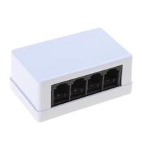 RJ45 to RJ11 Adapter networking to Telephone Splitter for Expand Phone Lines for 4Telephone Connection simultaneously 1