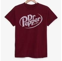Dr. Pepper Logo Raudoni Marškinėliai Nauji Vyriški#039;s Dydis S iki 5XL Medvilninis S5XL Unisex Marškinėliai M