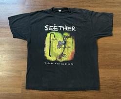 Hot Rare Isolate And Medicate Seether Short Sleeve Black S-5XL Shirt LL409 Unisex T-Shirt L