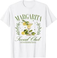 Margarita Social Club Est Tequila Cocktail Club Drinking T-Shirt Unisex T-Shirt L