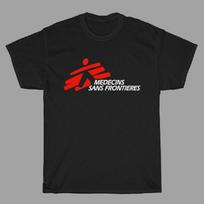 MSF Medecins Sans Frontieres Men#039;s Black Size S to 3XL Unisex T-Shirt XXL