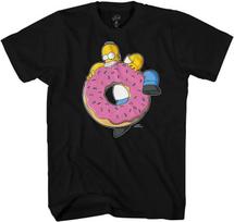 The Simpsons Homer Donut Comedy Classic Cartoon Graphic T-shirt Unisex T-Shirt XL