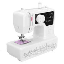 Professional Elec Sewing Machine Multi-Function USB Household Full Size Quilting Black +light