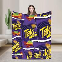Takis Chili Chips Antklodė Minkšta Šilta Naujoviška Pliušinė Antklodė Namų Dekoras Piknikui Flanelinė Paklodė Lovos Užvalkalas 75x90cm